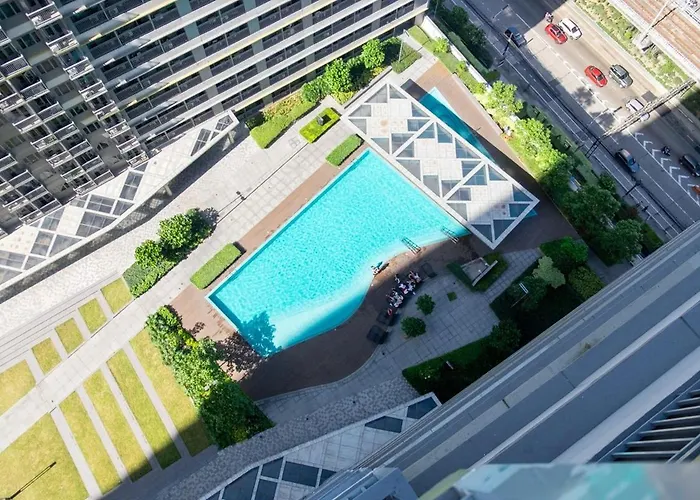 Warm Scandi 1br - View - Fame Res Mandaluyong Apartamento Manila