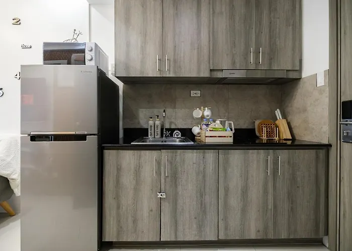 Warm Scandi 1br - View - Fame Res Mandaluyong Apartamento Manila