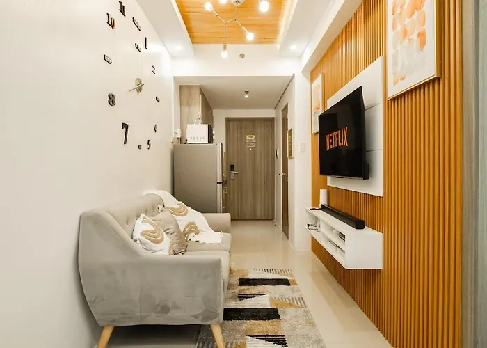 Warm Scandi 1br - View - Fame Res Mandaluyong Apartamento