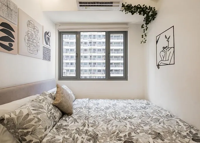 Warm Scandi 1br - View - Fame Res Mandaluyong Appartamento