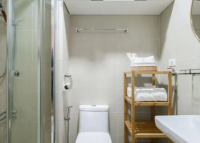 Warm Scandi 1br - View - Fame Res Mandaluyong Appartamento *